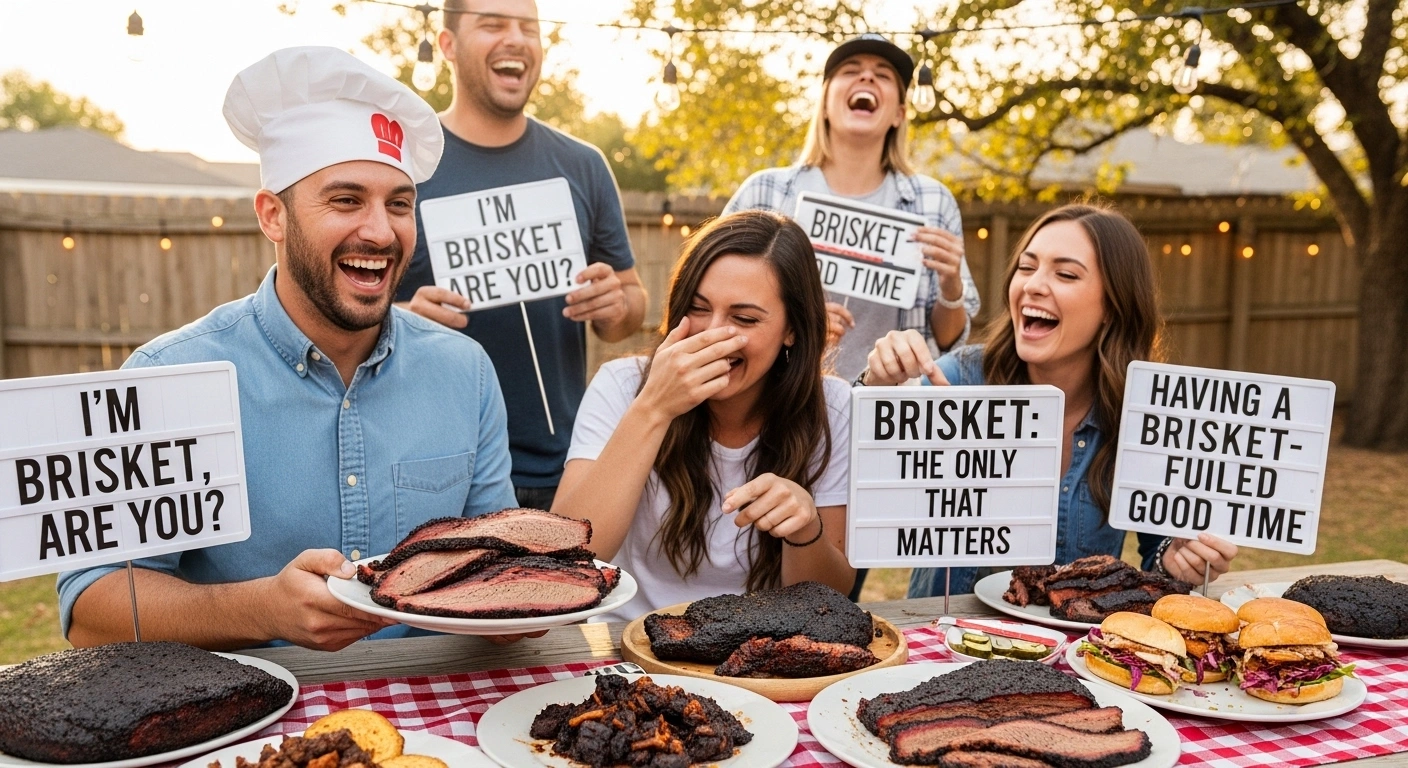 BBQ & Grill-Themed Brisket Puns