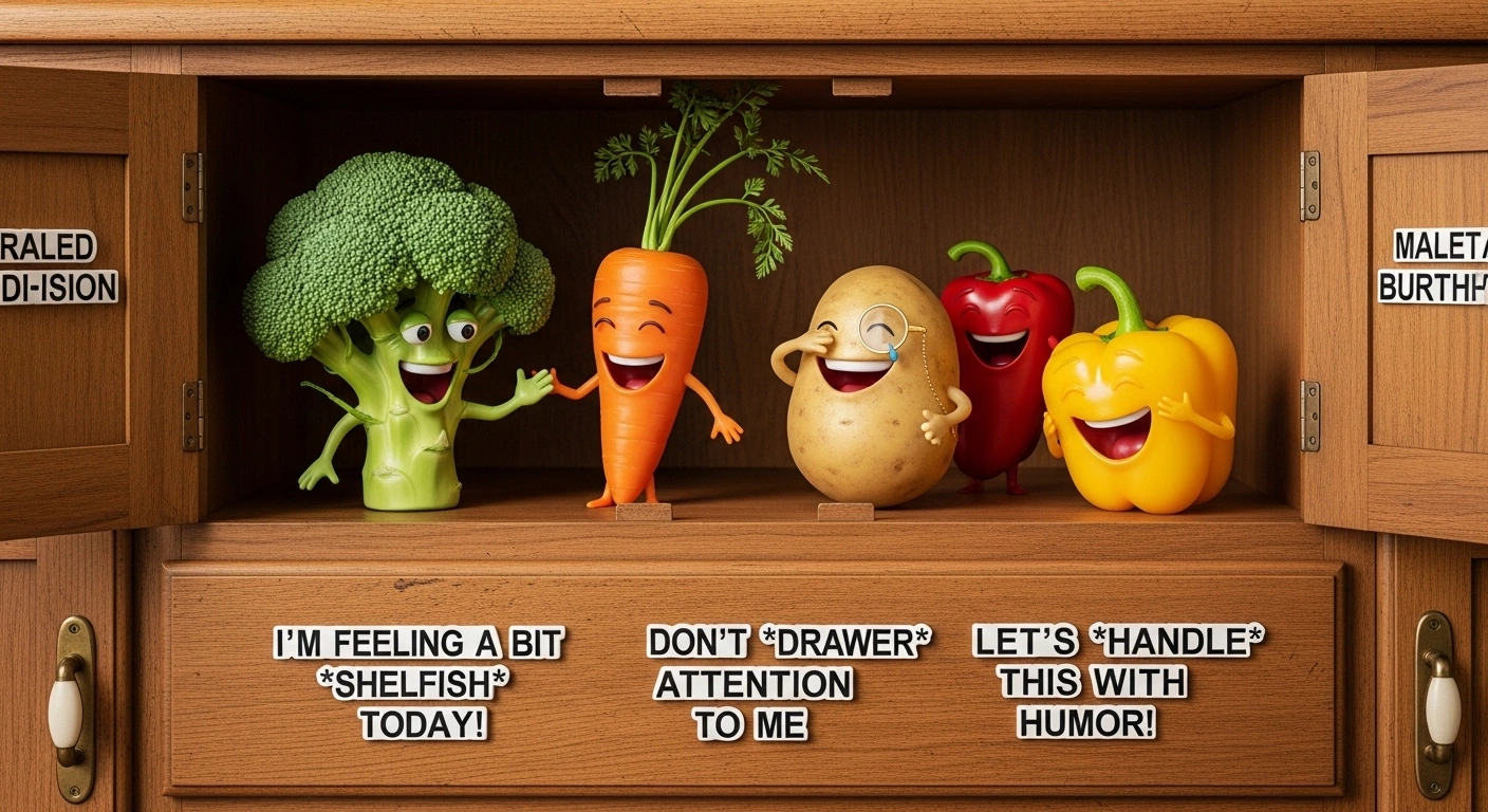 Cleaning & Organization Cabinet Puns