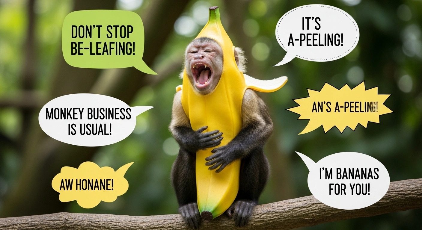 Cute Monkey Puns
