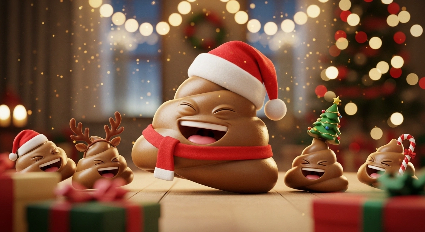 EPIC CHRISTMAS POOP ONE-LINERS THAT HIT HARD
