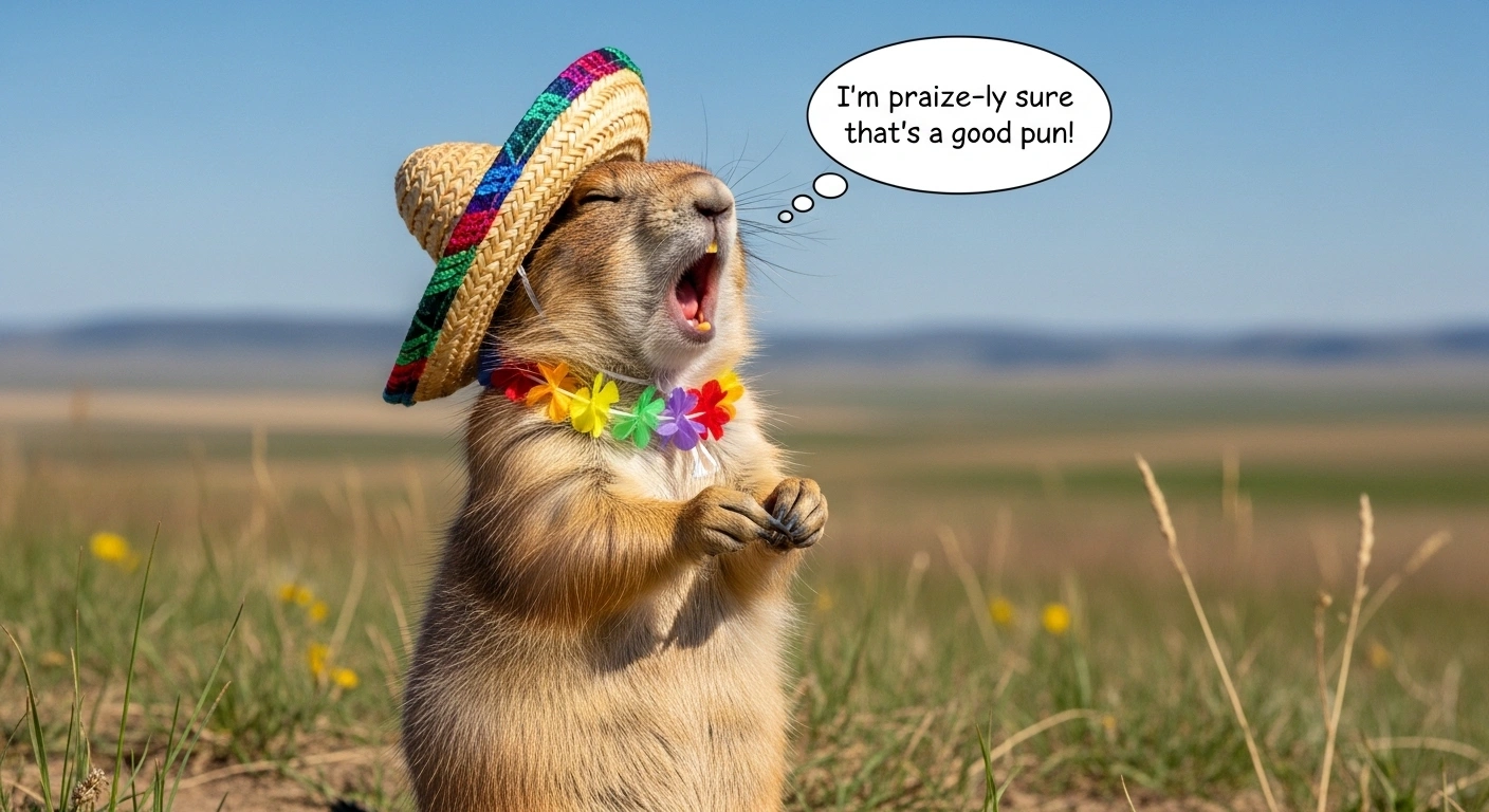 Lazy Prairie Dog Life Puns
