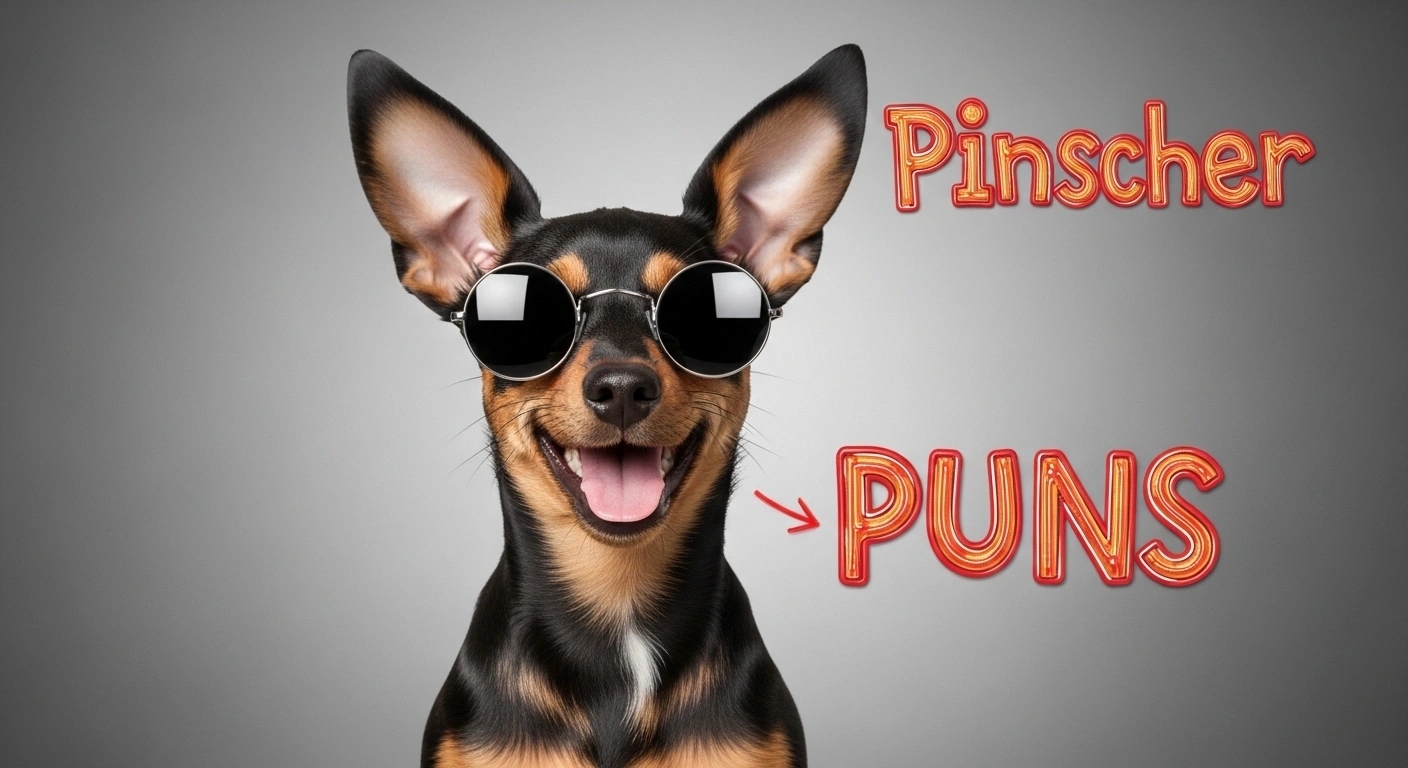 Playful Mini Pinscher Puns