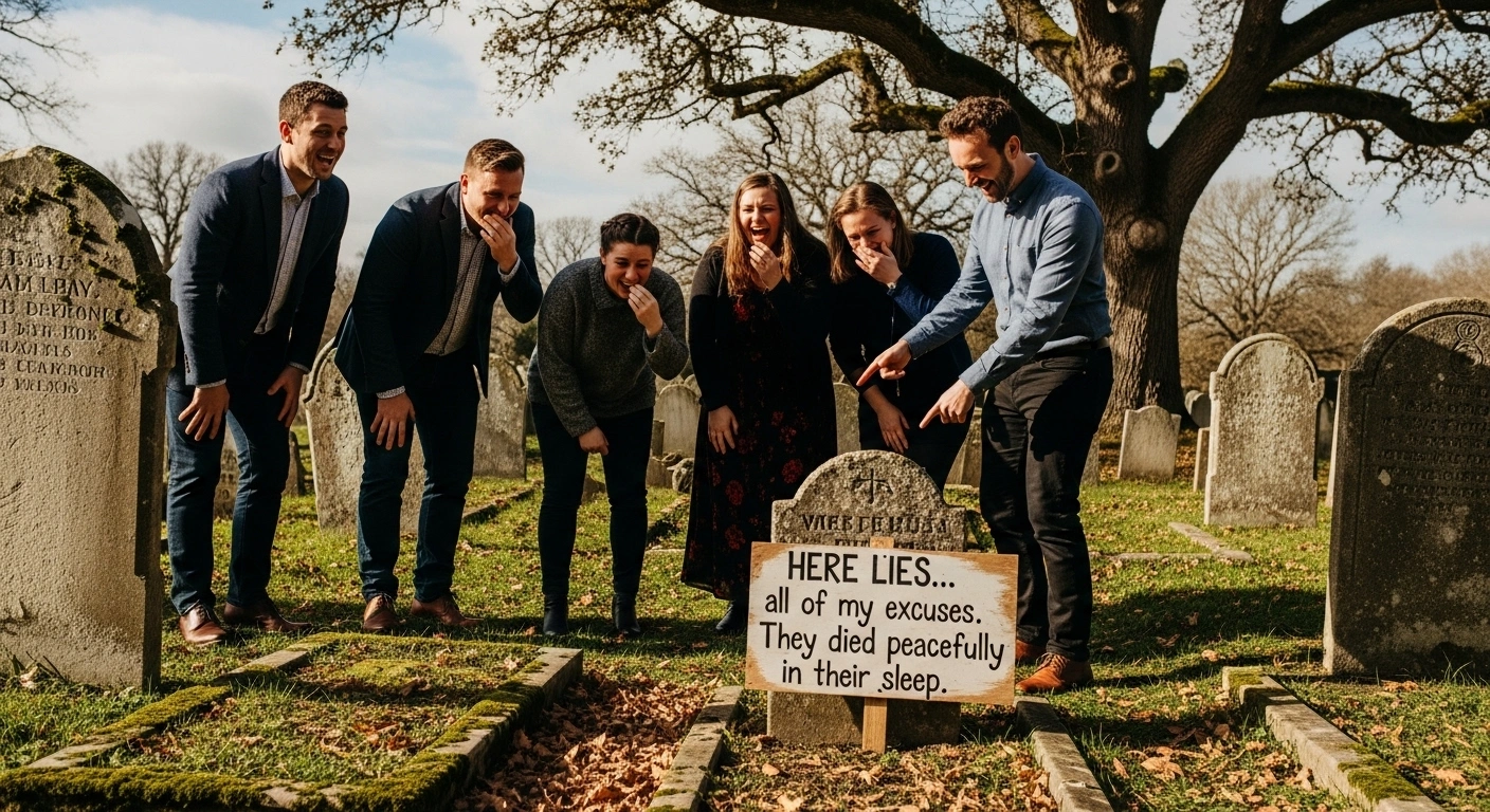 Quick & Easy One-Liners cemetry