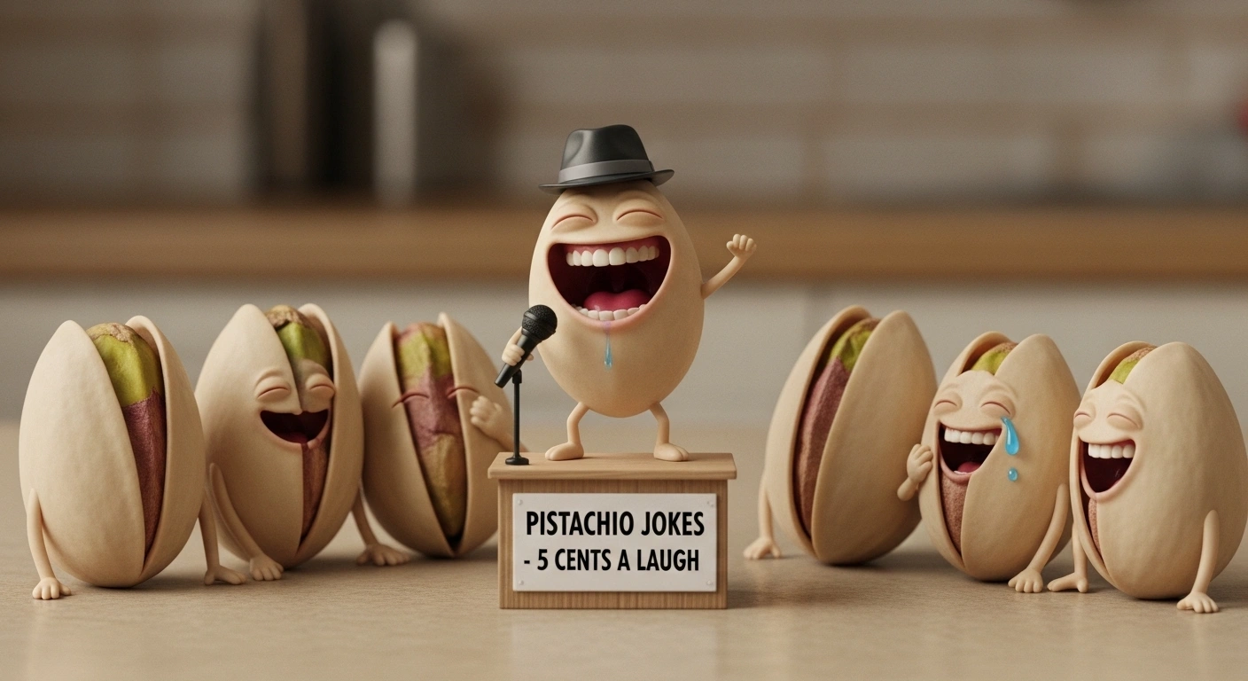 SHORT & FUNNY PISTACHIO LINES FOR QUICK LAUGHS