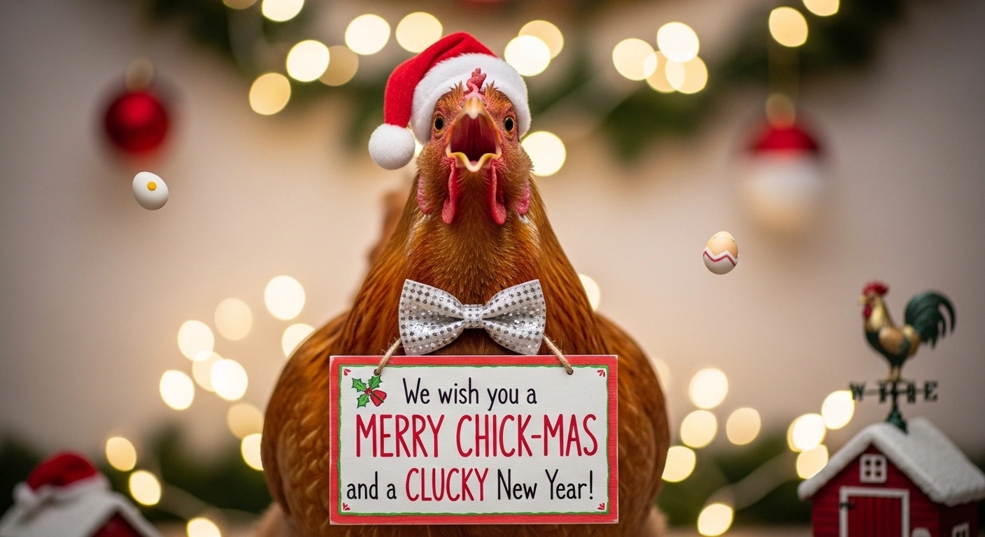 Santa & Chicken Holiday Jokes