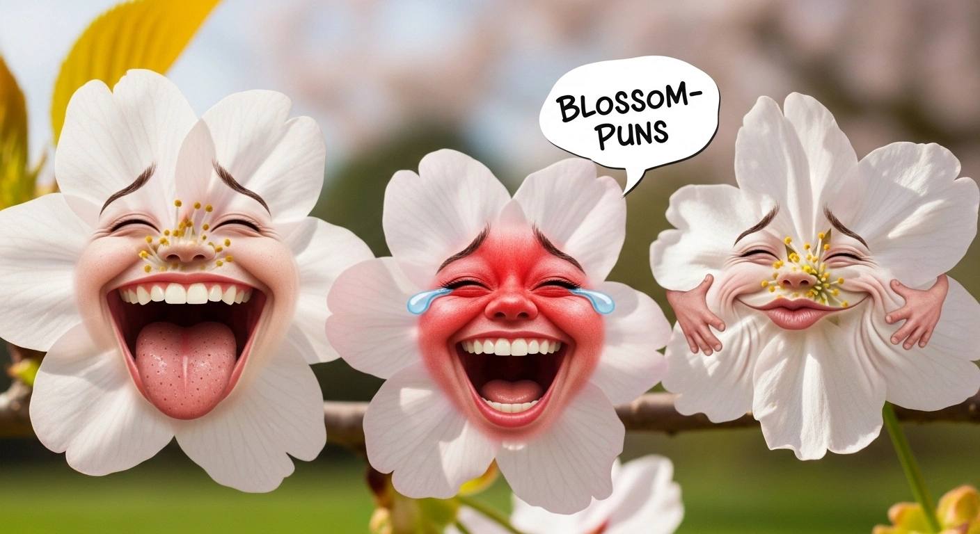Short Blossom Puns That Hit Fast