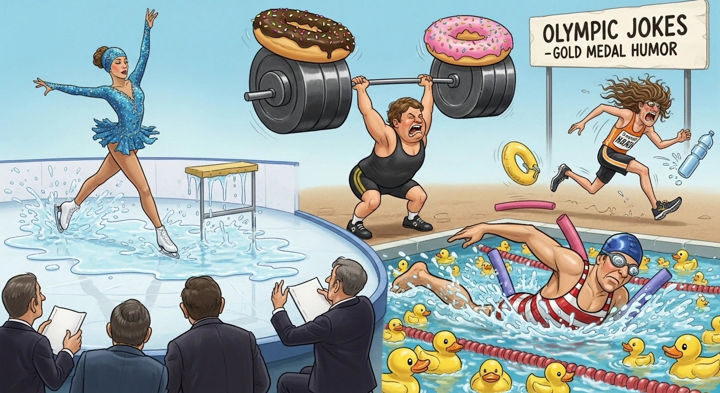 Short & Funny Olympic Lines for Quick Laughs