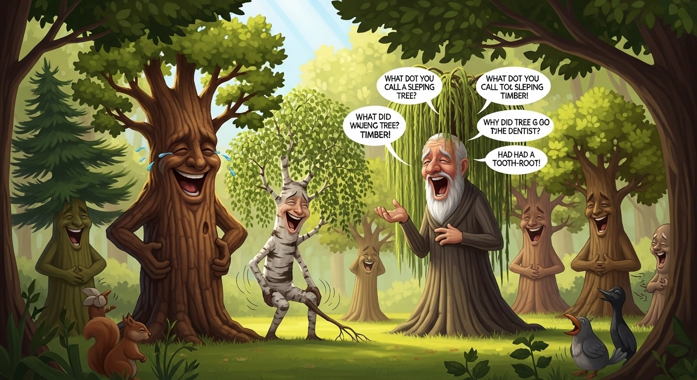Short & Funny Tree Lines for Quick Laughs