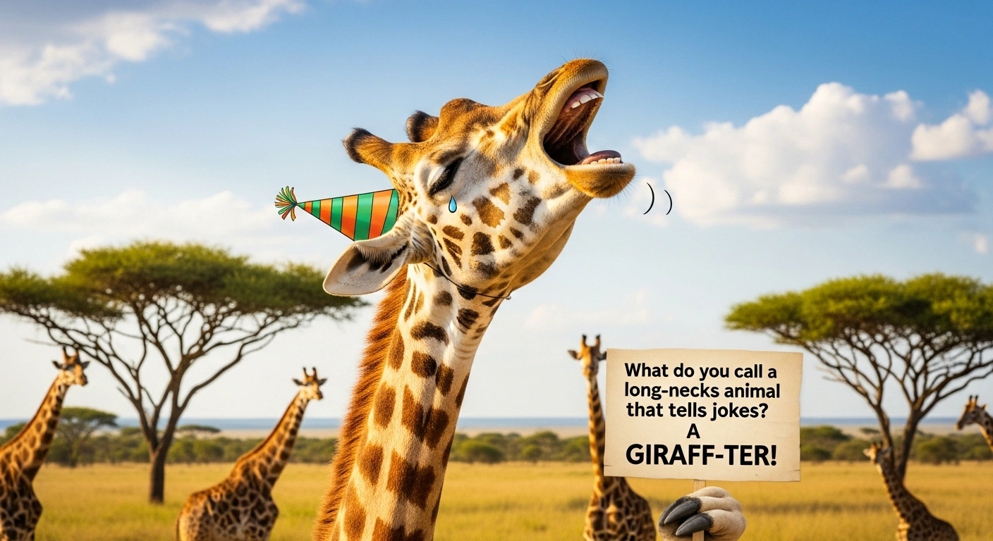Short Giraffe Puns That Hit Fast