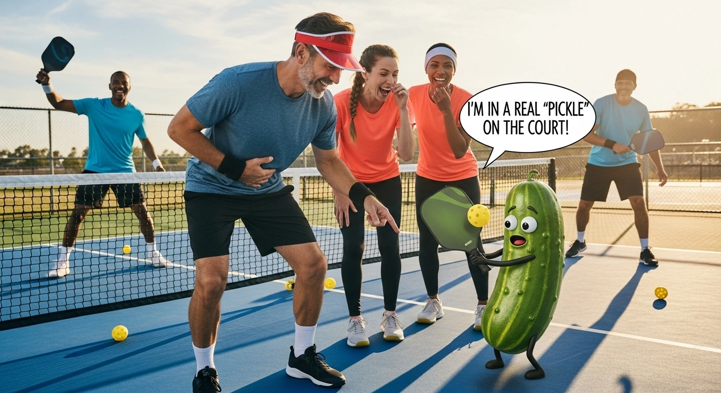 Short Pickleball Puns That Hit Fast