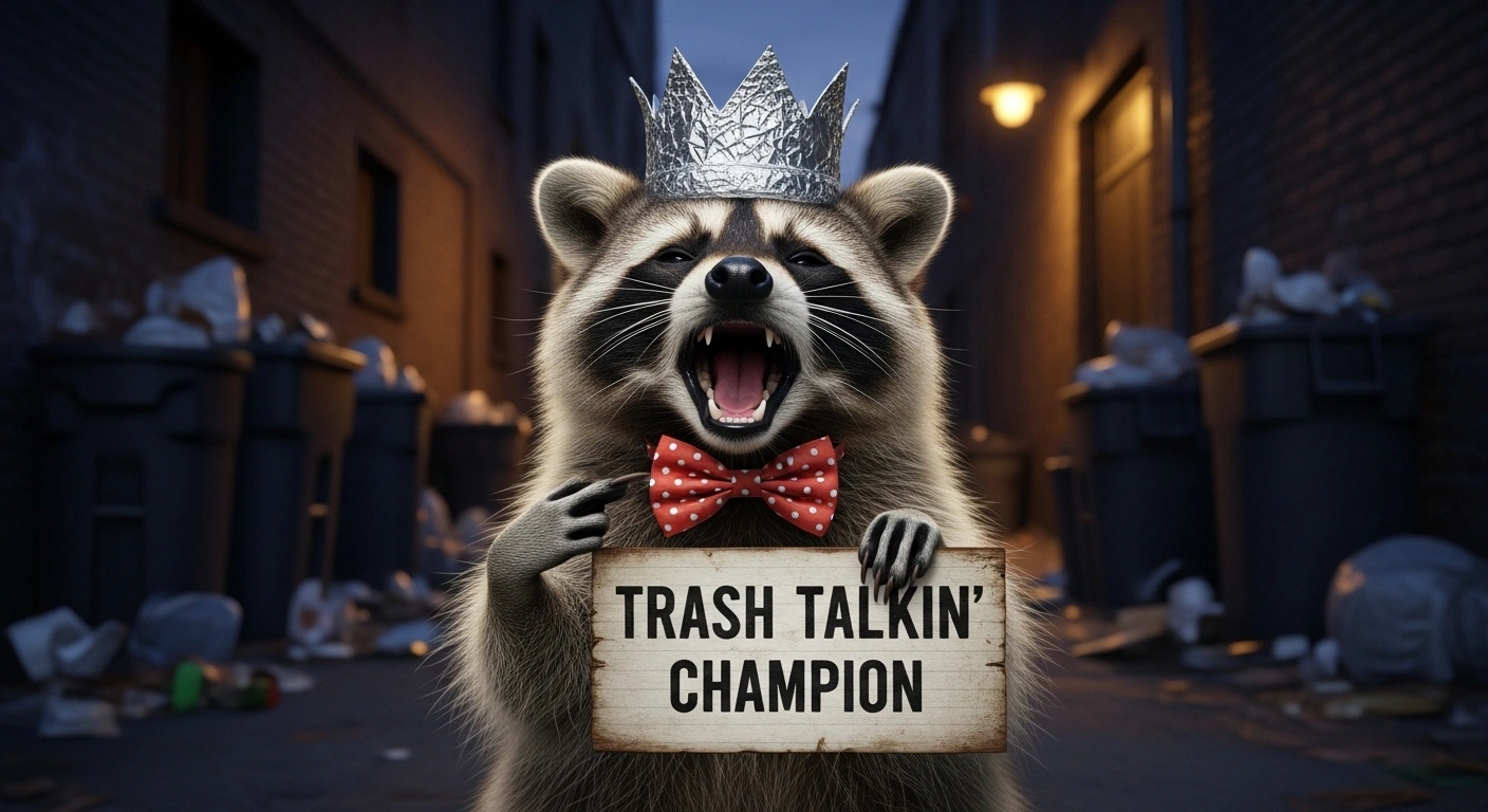 Short Raccoon Puns for Captions