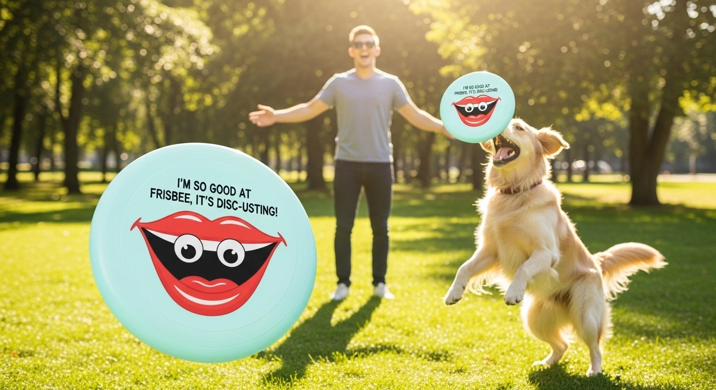 Throw & Catch-Themed Frisbee Puns