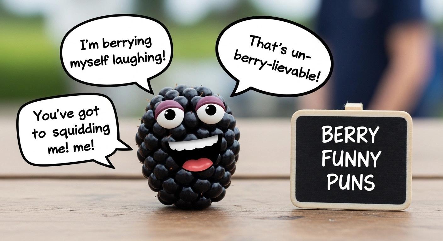 Trending Funny Blackberry Puns Everyone Is Loving Right Now