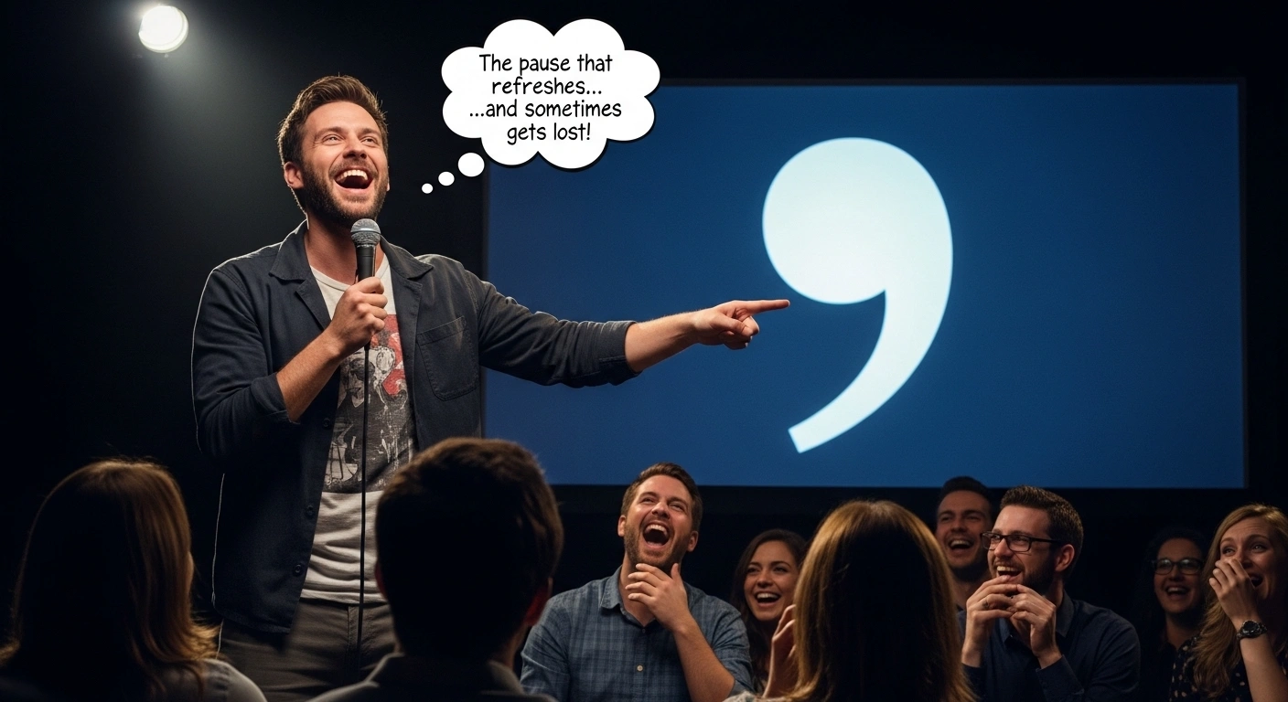WITTY COMMA PUNS THAT ARE TOO SMART TO MISS