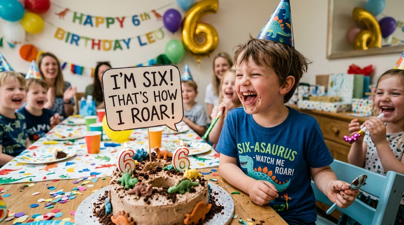 6th Birthday Puns Captions