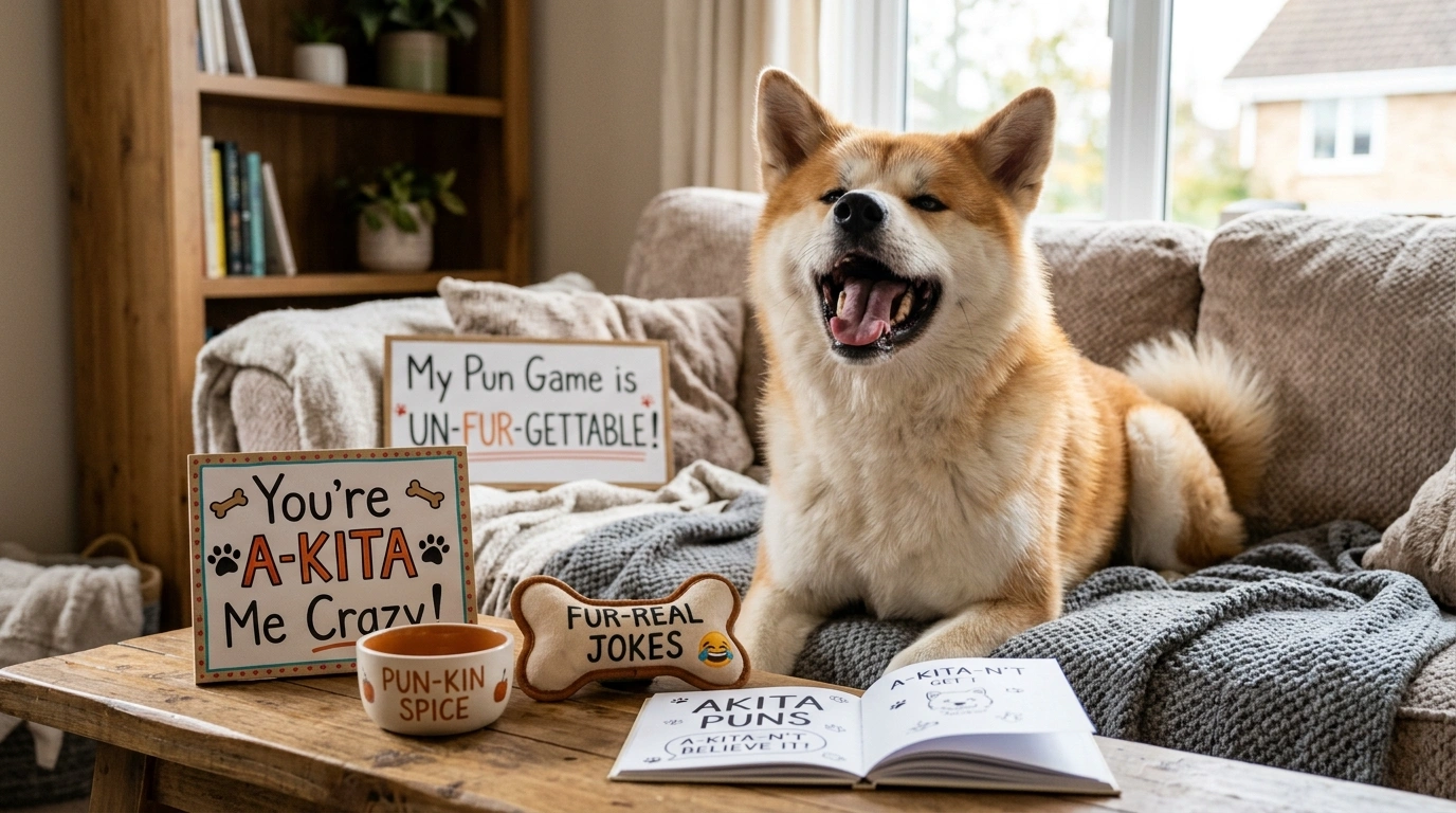 Akita puns one liners