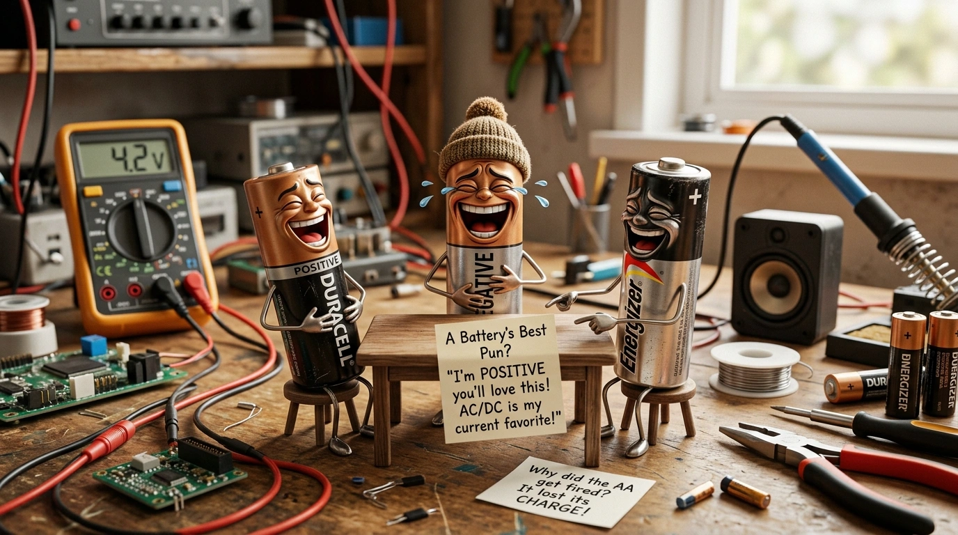 Battery Puns One Liners