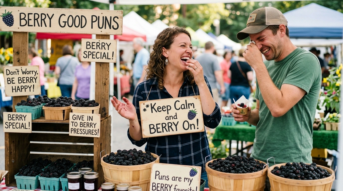 Blackberry Puns One Liners