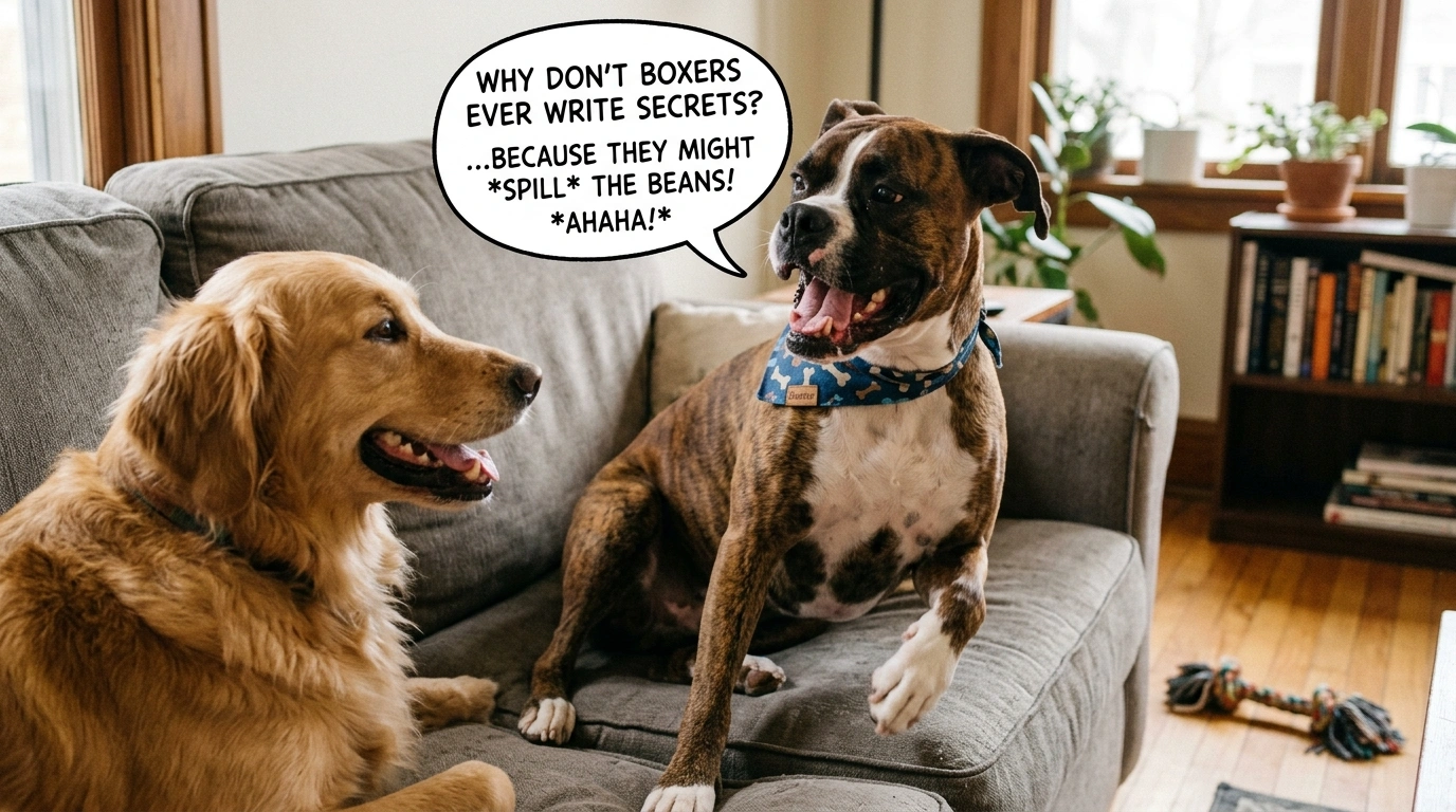 Boxer Puns Captions