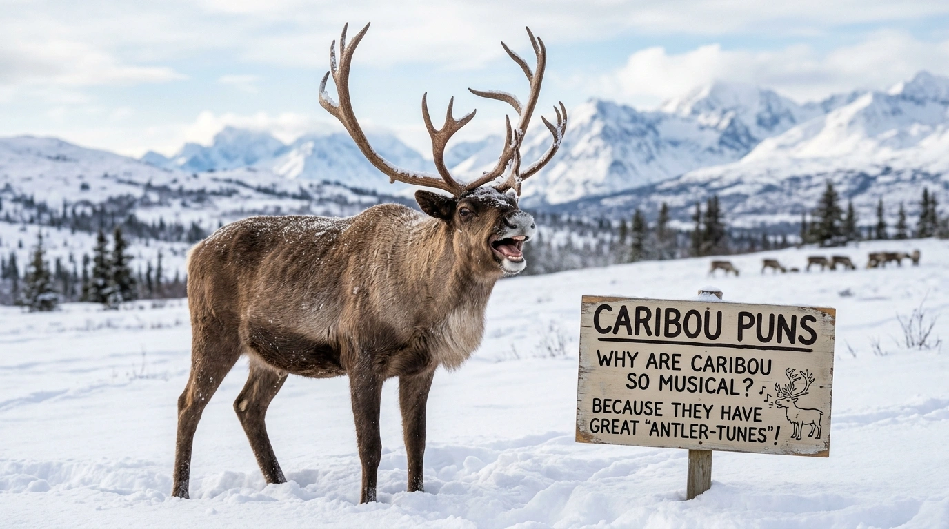 Caribou Puns One Liners