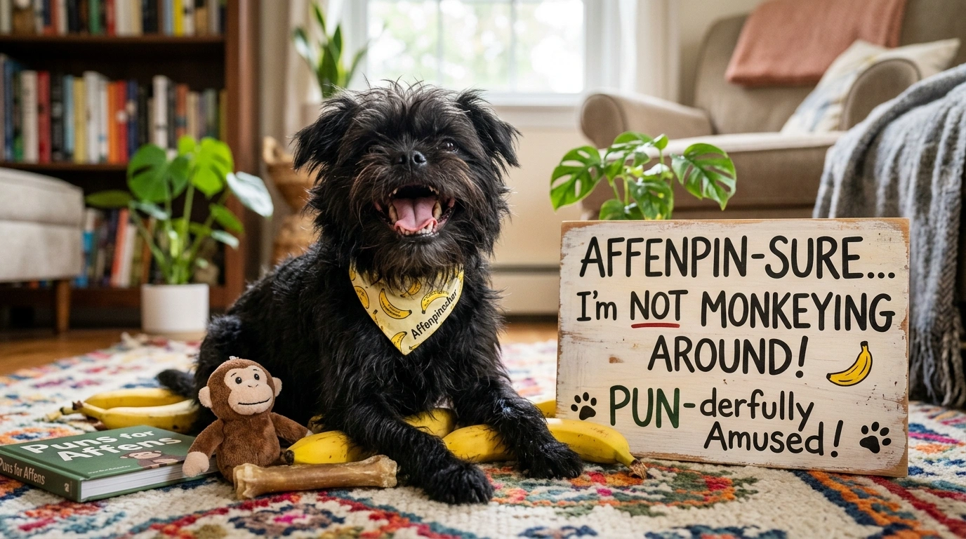 Cute Affenpinscher Puns