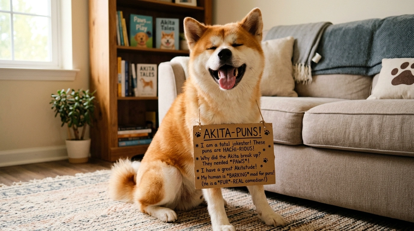 Cute Akita Puns