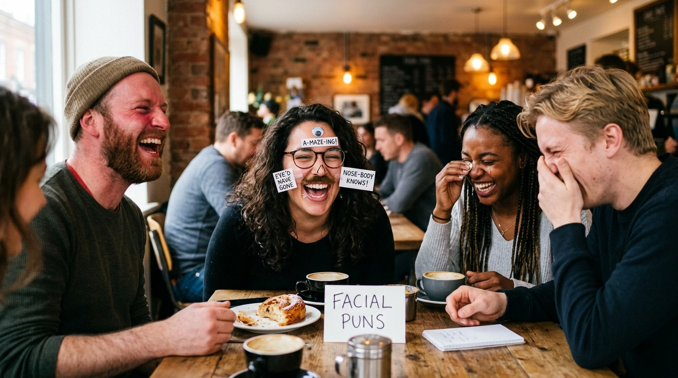 Cute Facial Puns