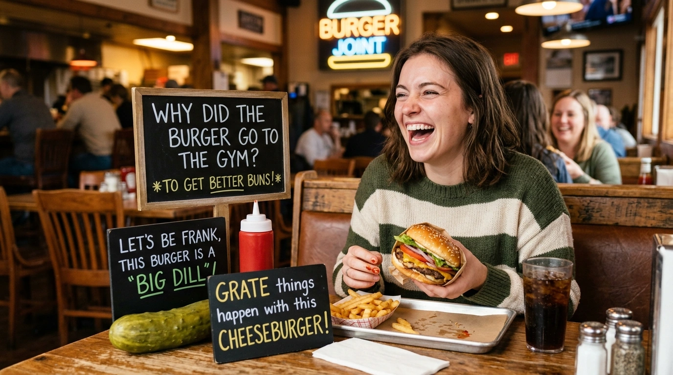 Cute Hamburger Puns