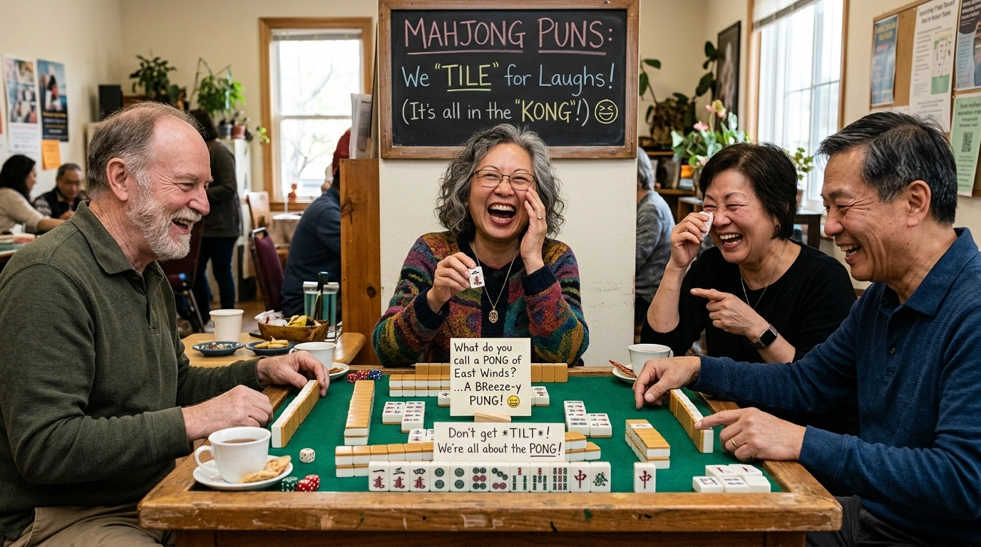 Cute Mahjong Puns