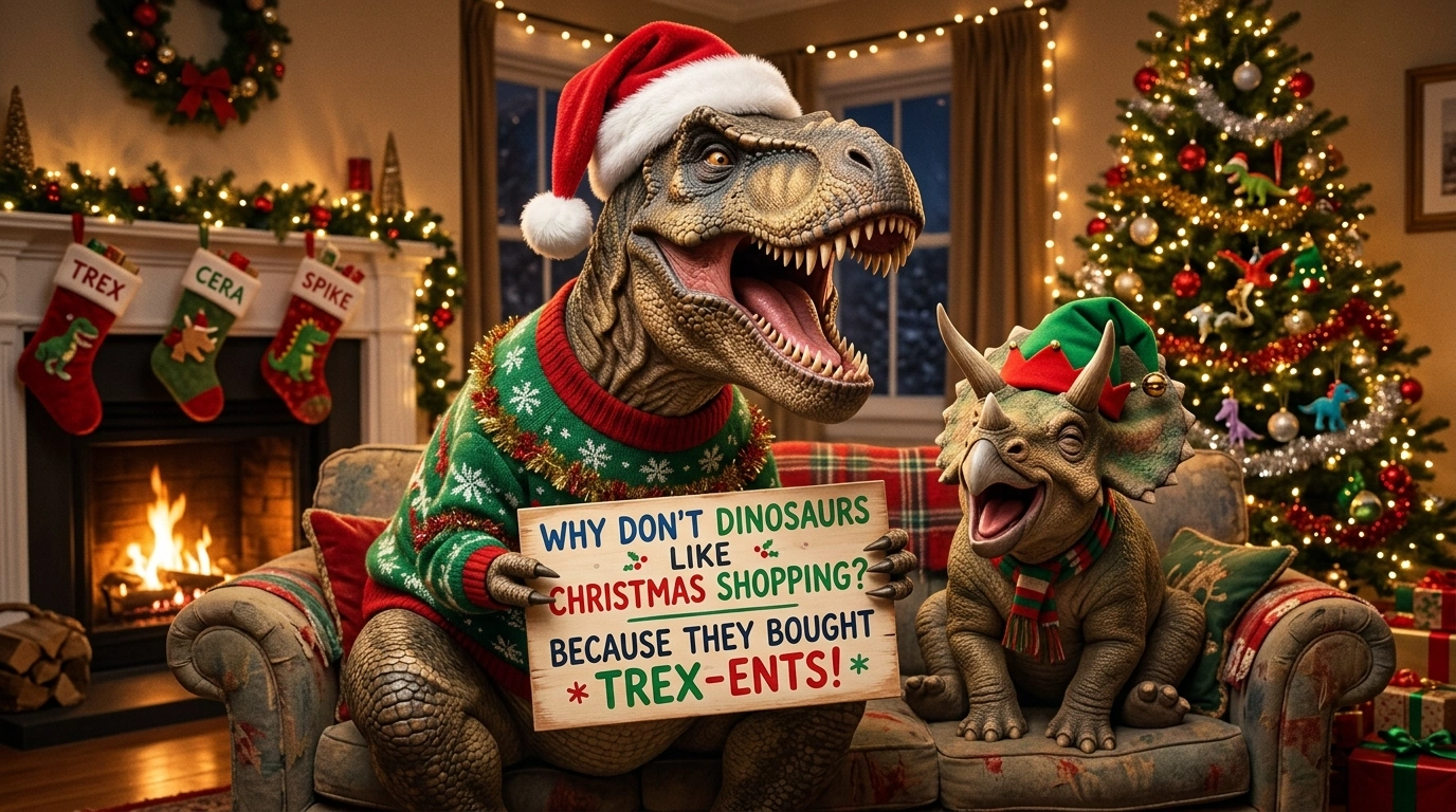 Dinosaur Christmas Puns