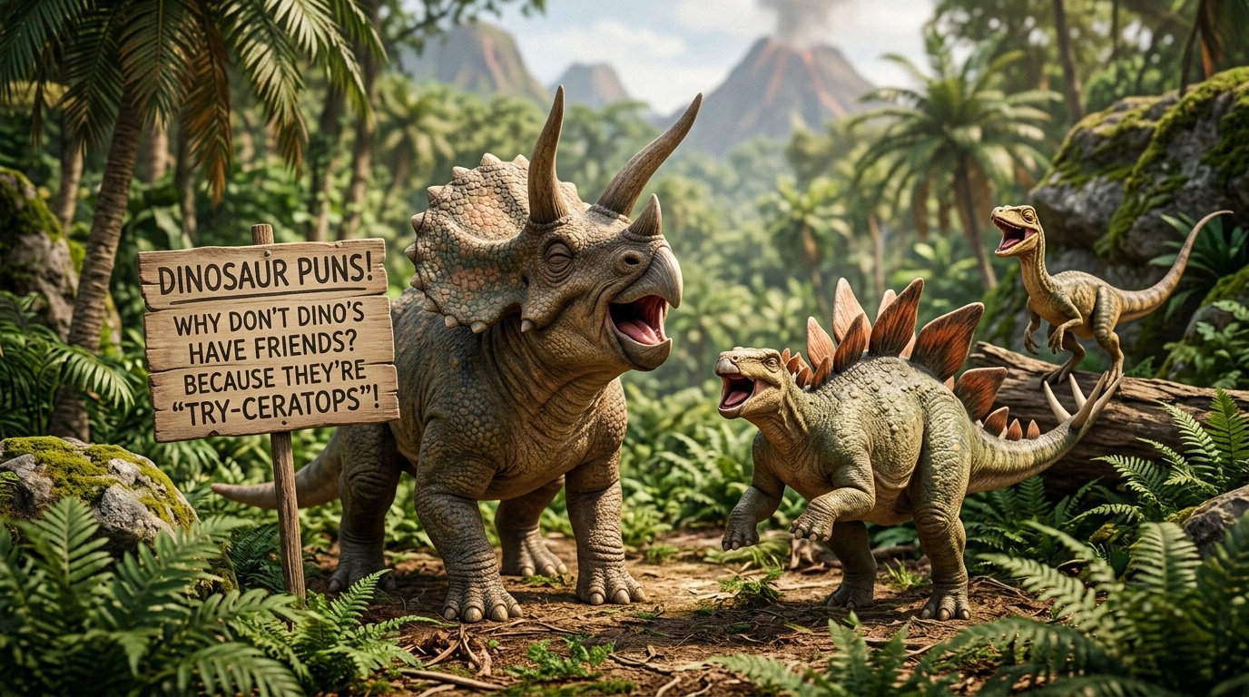 Dinosaur Puns One Liners