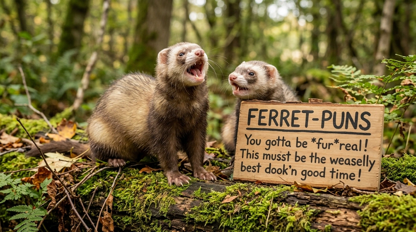 Ferret puns dirty