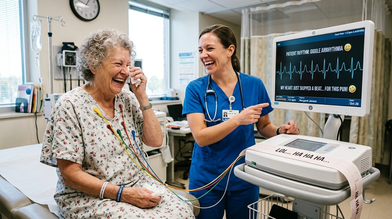 Flatline Funny EKG Puns to Start Your Heart