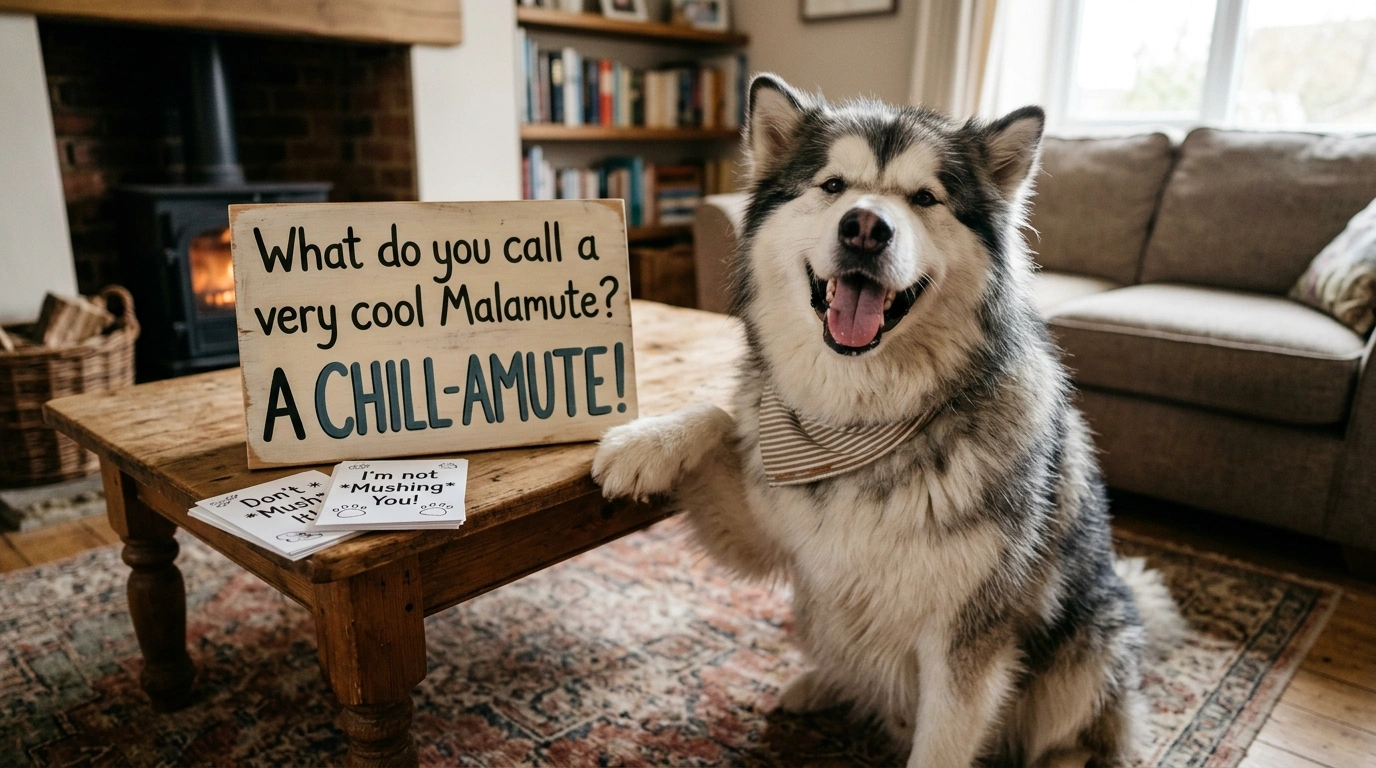Funny Alaskan Malamute Puns