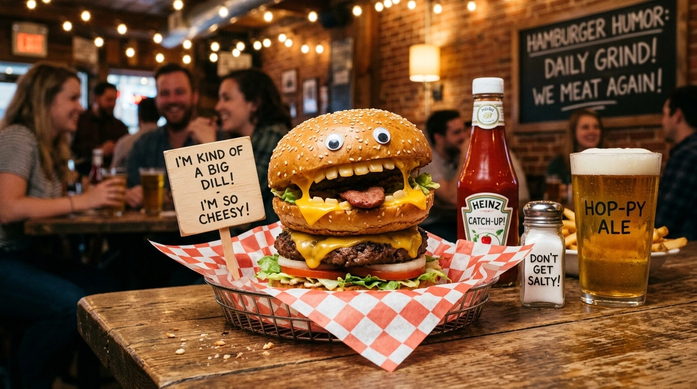 Hamburger Puns One Liners