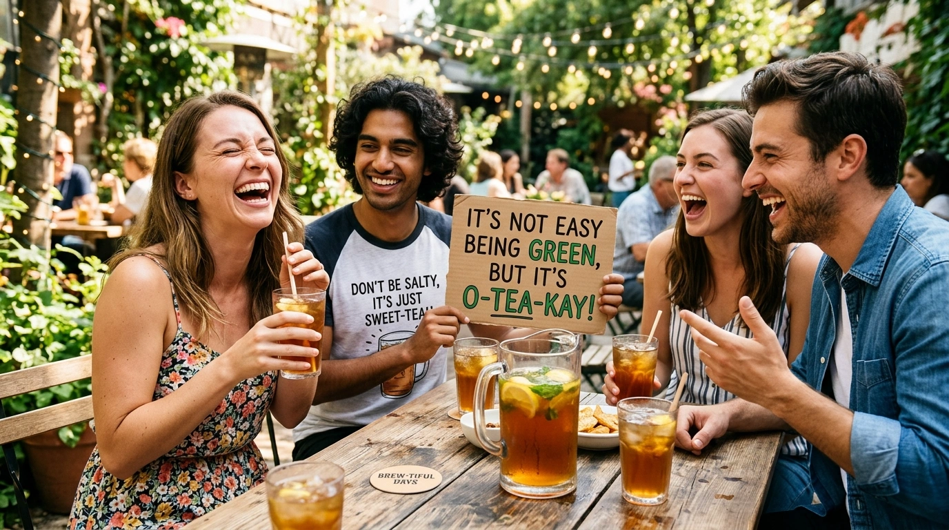 Iced tea puns one liners