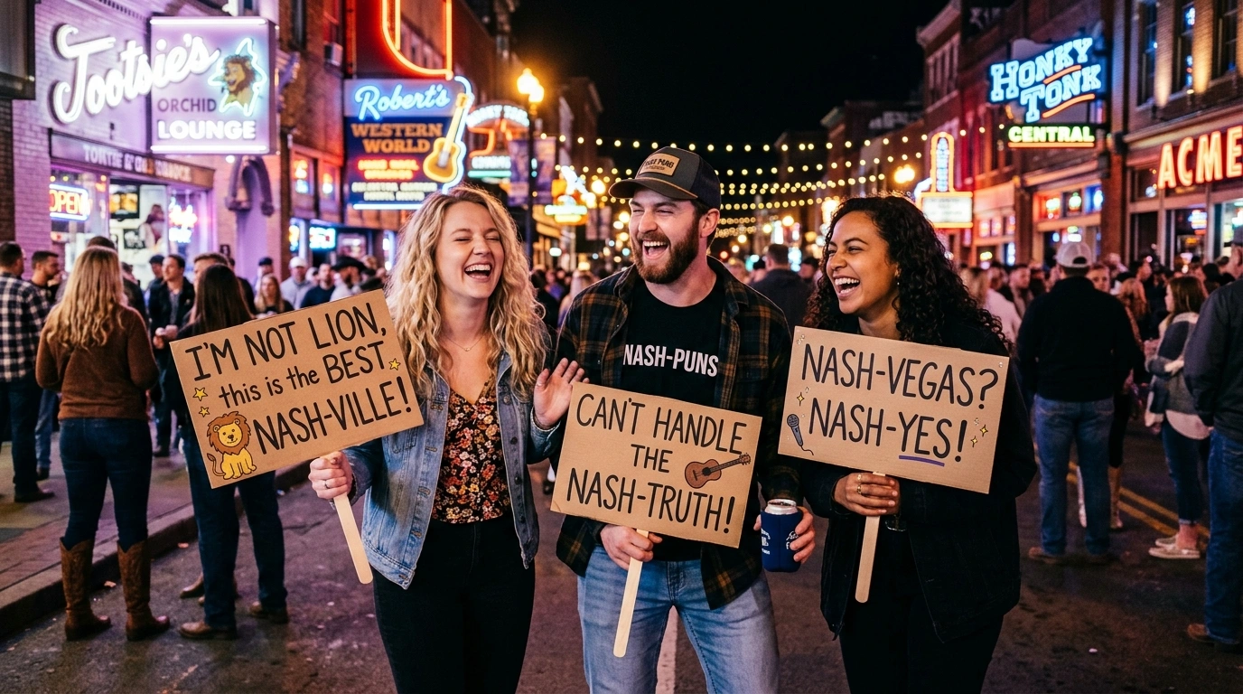 Nashville Puns One Word