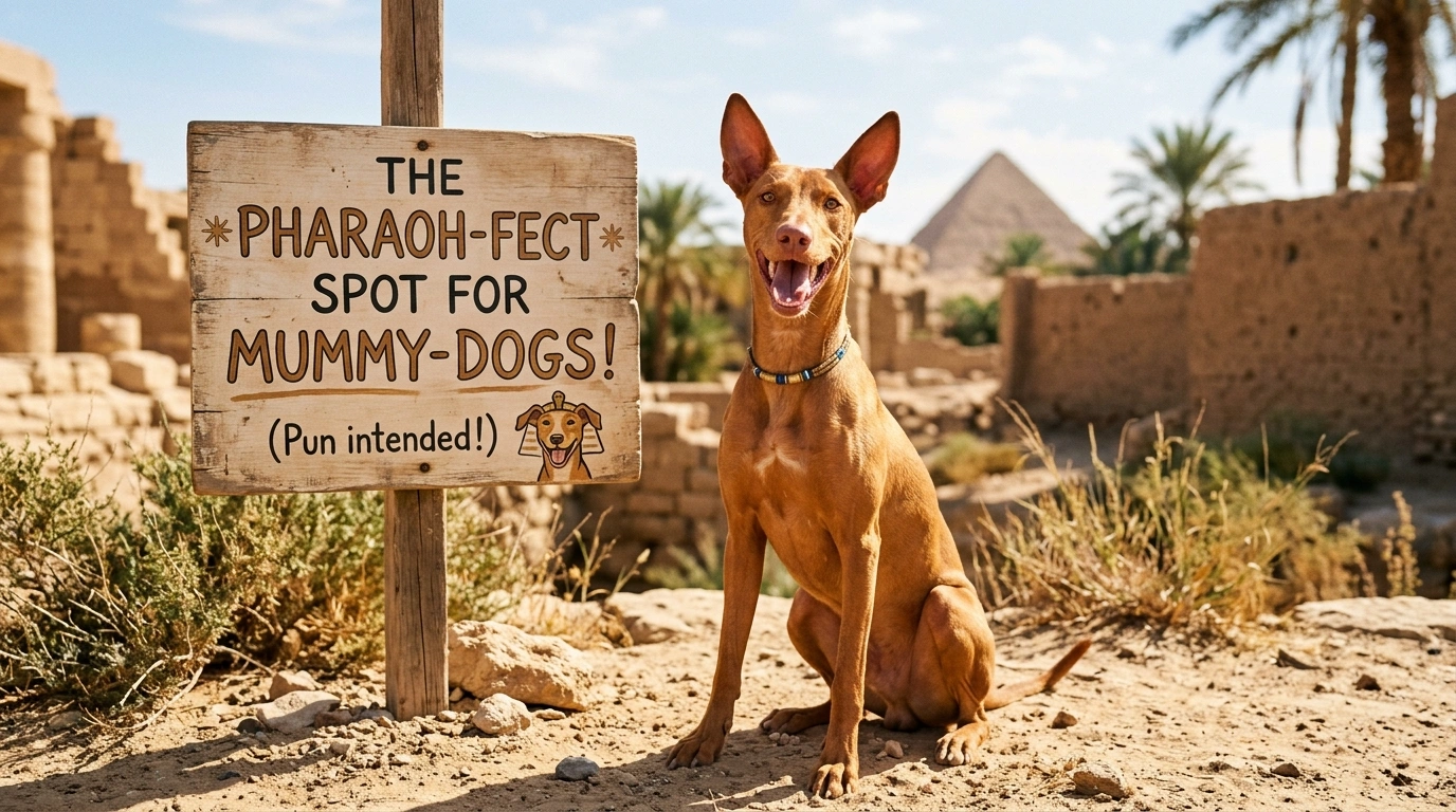 Pharaoh Hound Puns Captions