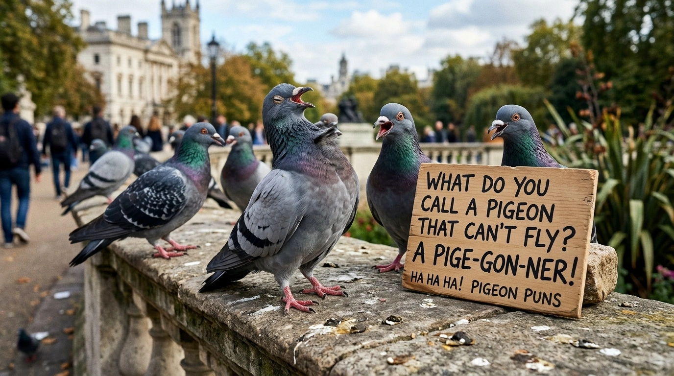 Pigeon Puns One Liners