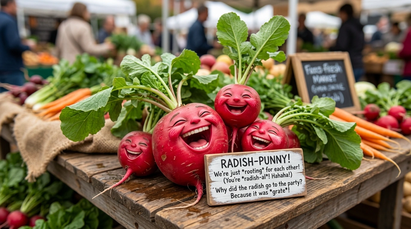 Radish puns dirty