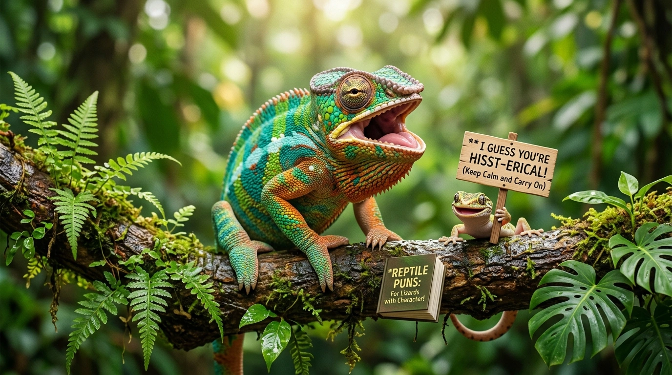 Reptile Puns One-Liners