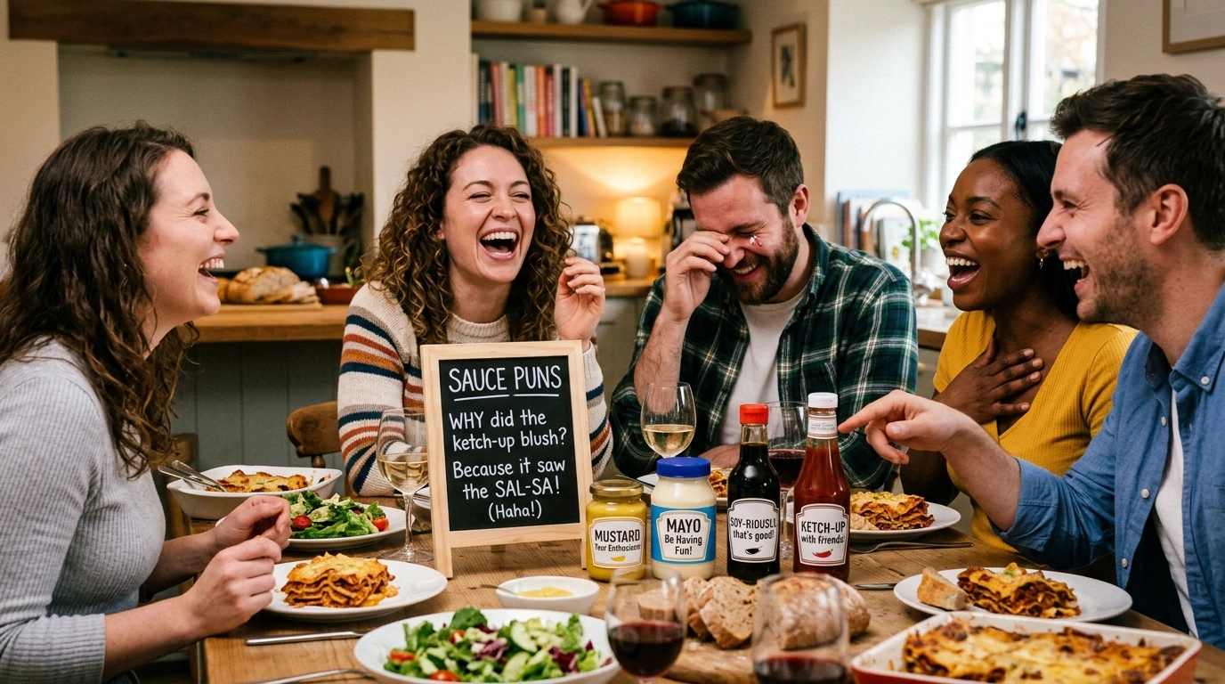Sauce Puns Captions