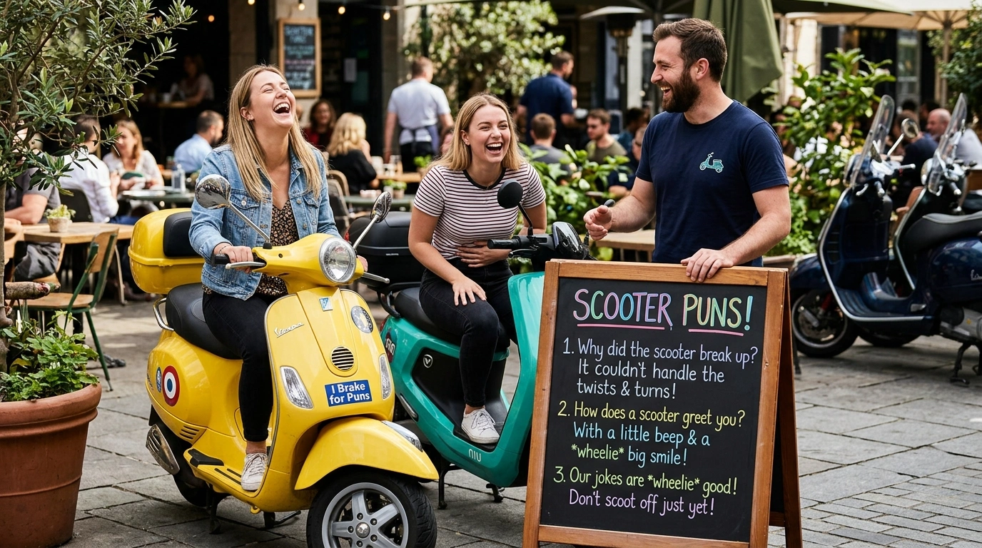 Scooter Puns One Liners