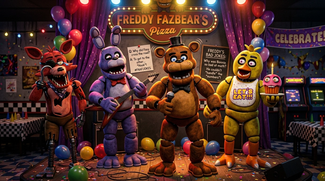 Short FNaF Jokes for Kids