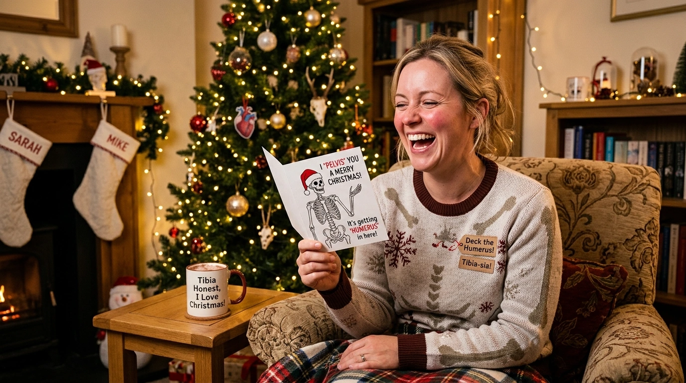 Short Christmas Anatomy Puns