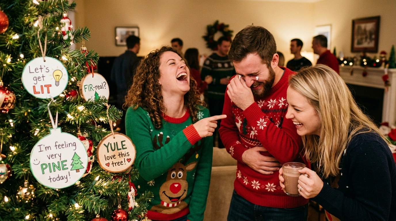 Short Christmas Tree Puns