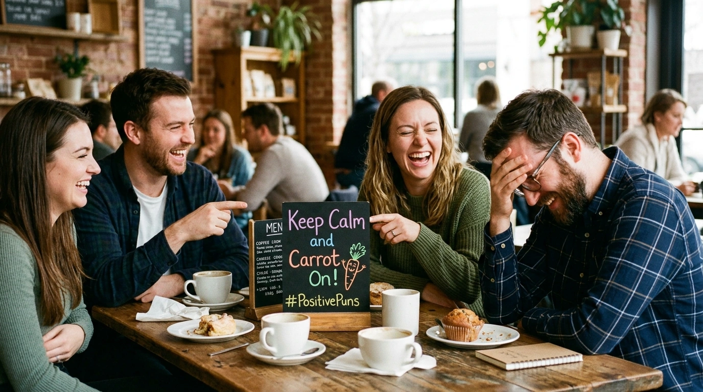 Short Positive Puns