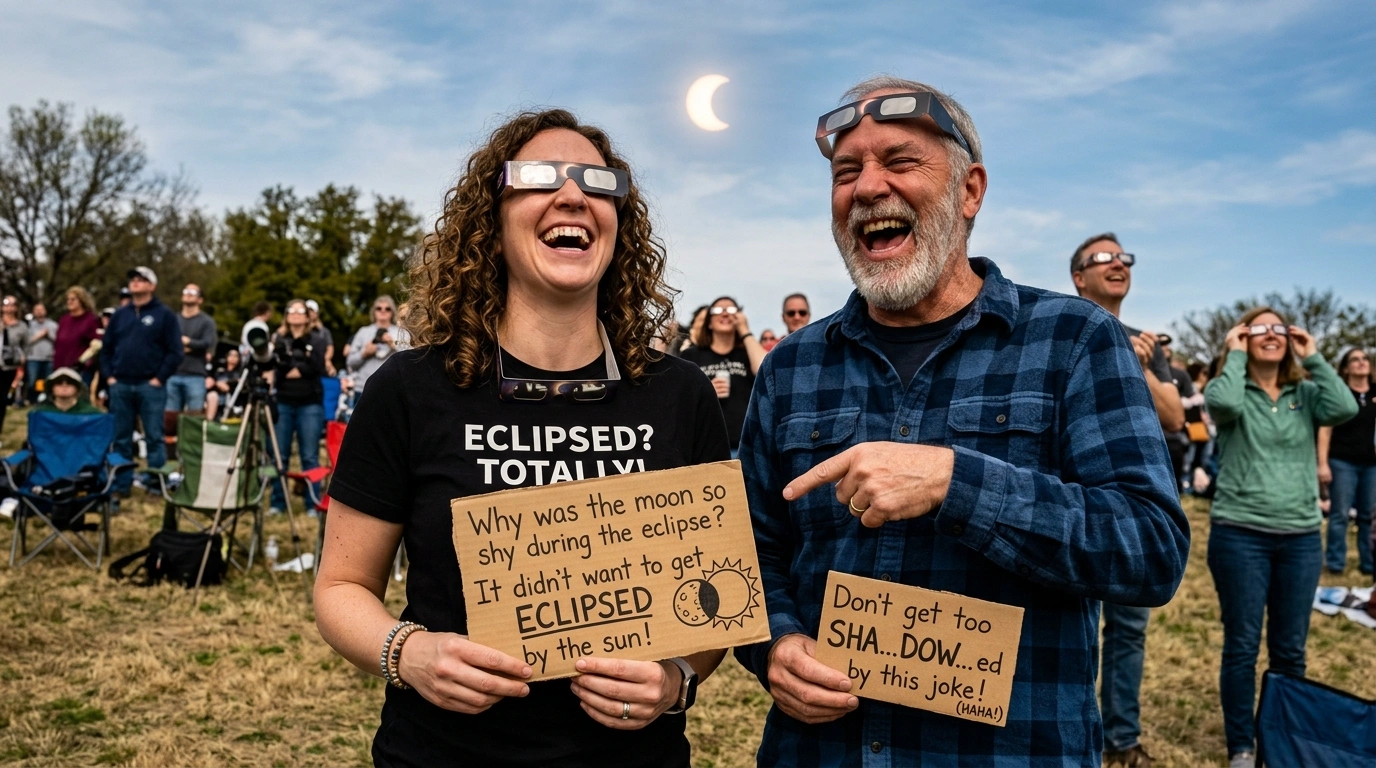 Solar Eclipse Jokes One Liners