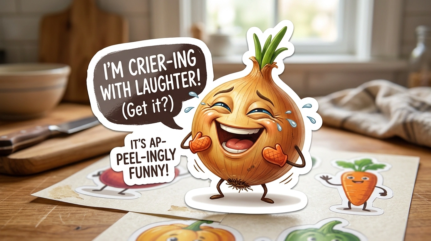 Sticker Puns One Liners