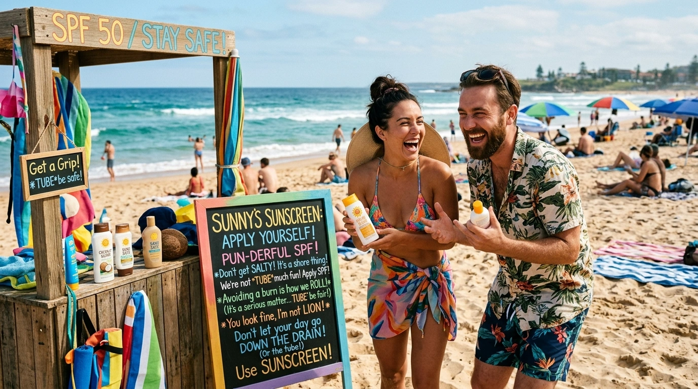 Sunscreen Puns One Liners